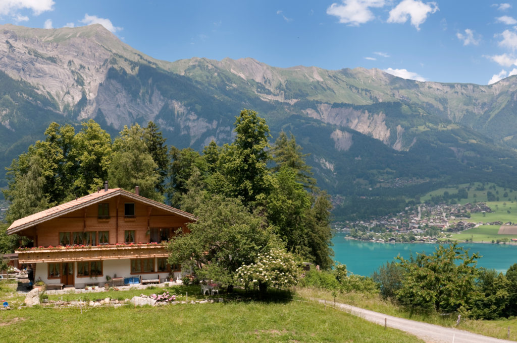 chalet à la montagne