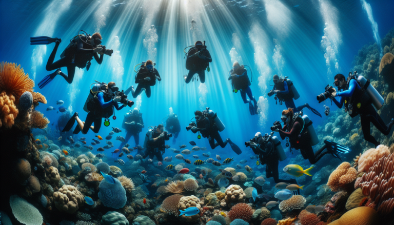 Découvrez une scène sous-marine captivante d'activités en U.