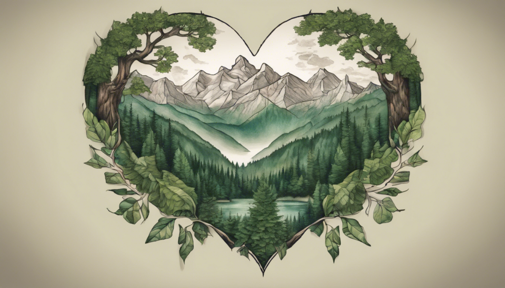 découvrez l'essence du nature avec notre tatouage forêt montagne. plongez dans un voyage captivant au cœur des paysages majestueux, alliant art corporel et amour pour la nature. transformez votre peau en toile d'évasion avec des motifs inspirants qui évoquent la sérénité des forêts et la grandeur des montagnes.