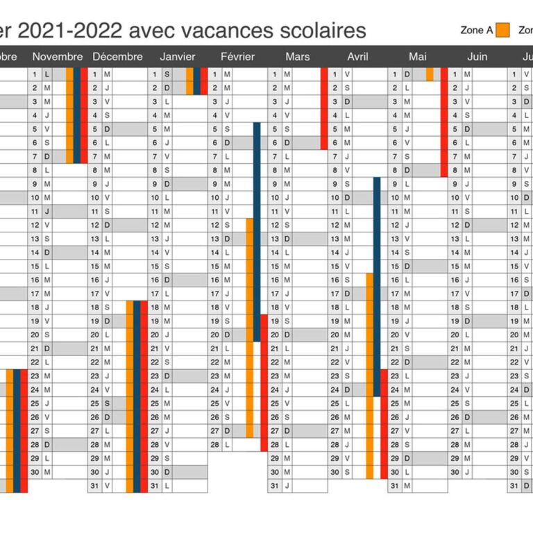 Calendrier officiel des vacances scolaires dans le Grand Est