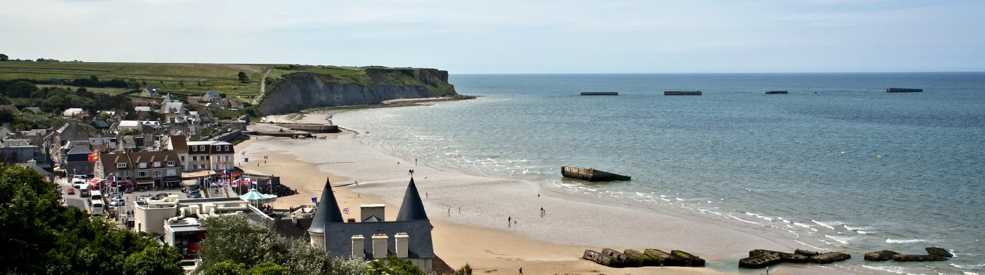 Monument plage débarquement Normandie