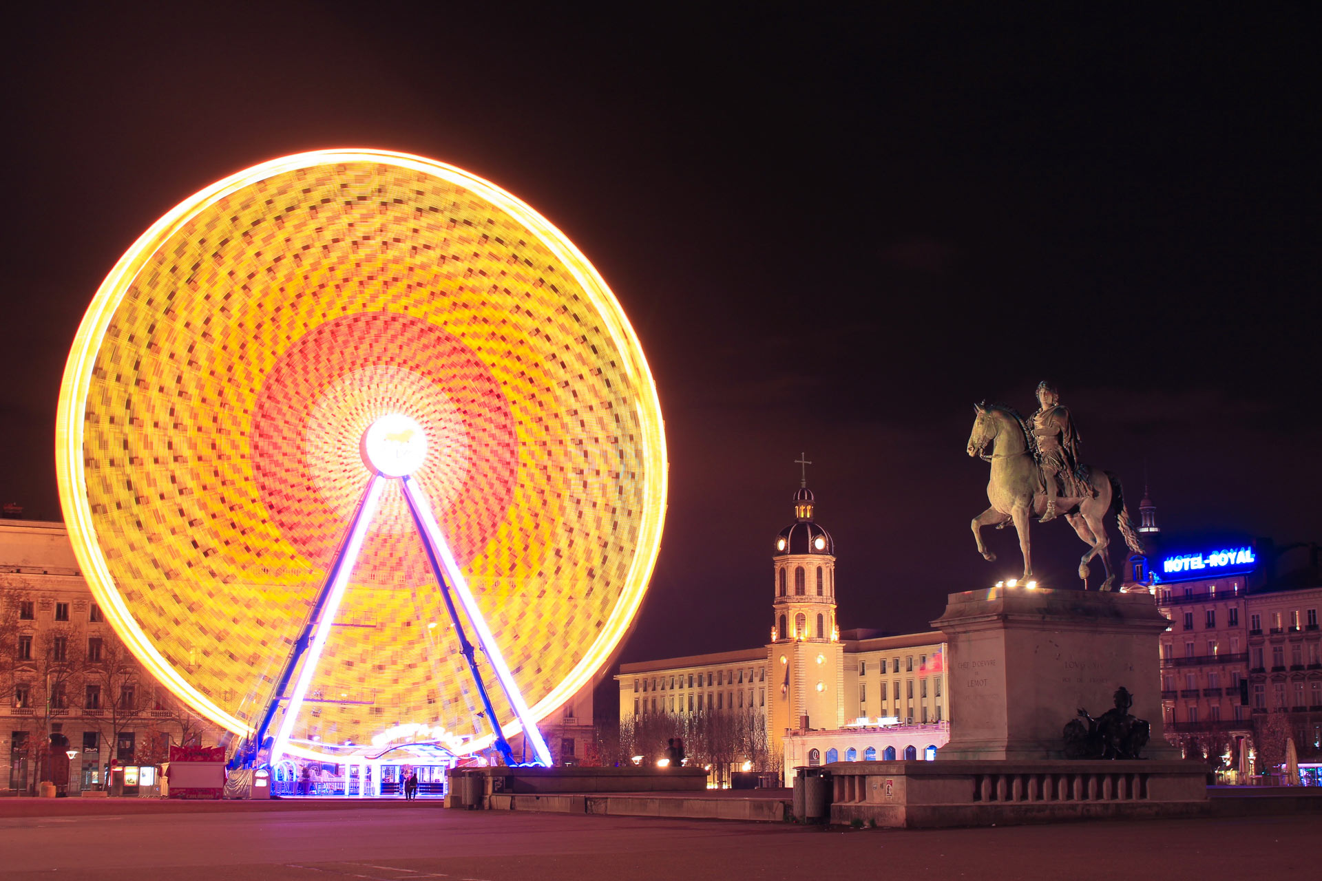 Place Bellecour à Lyon