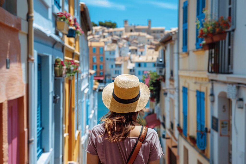 Balade à pied à travers les ruelles pittoresques de Sète avec vue sur les canaux